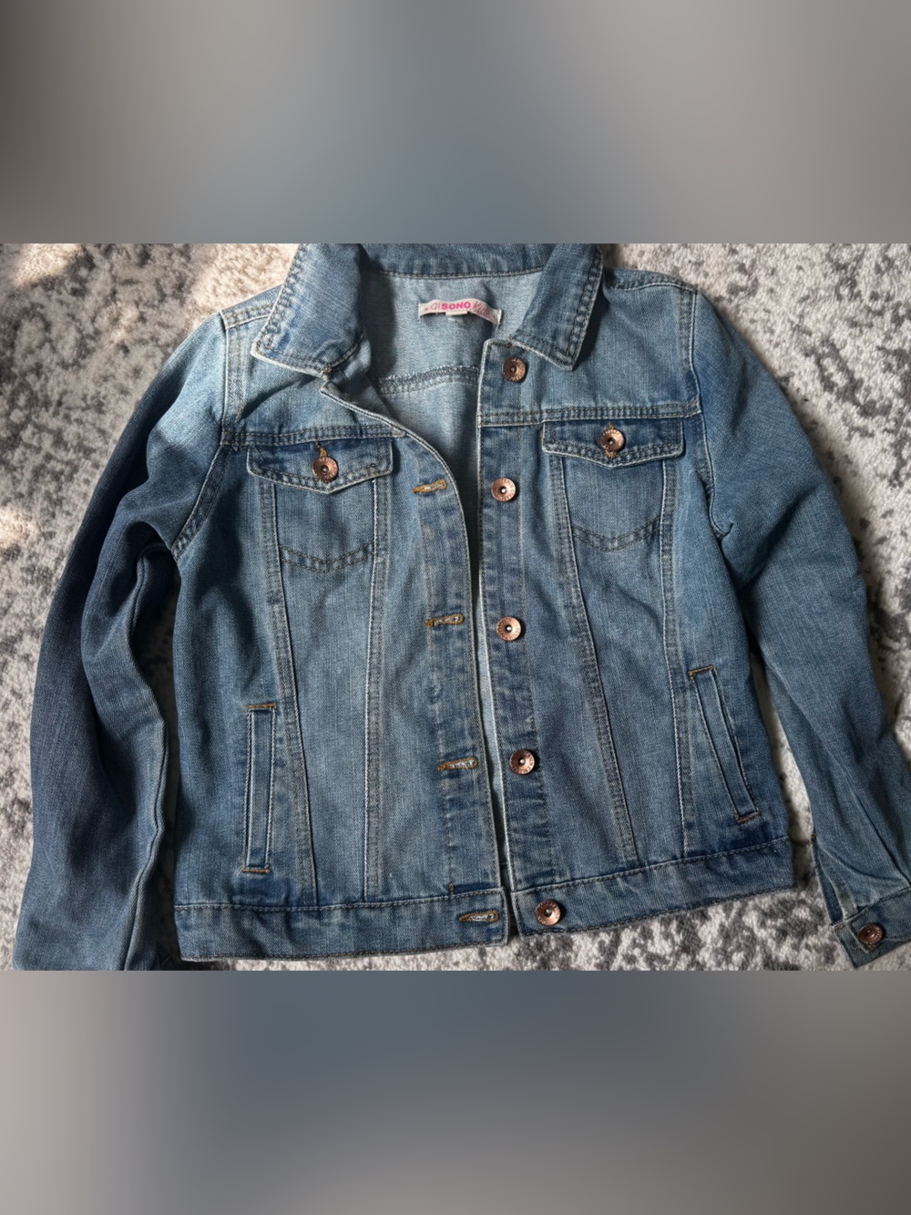 Ci Sono Light Blue Kids Denim Jacket